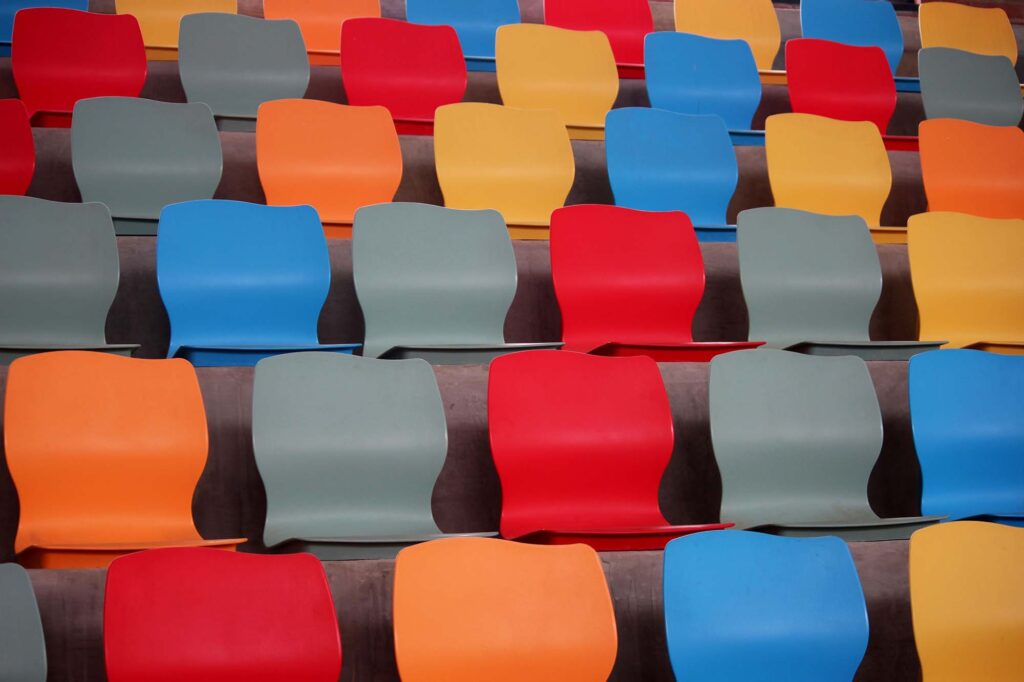 diverse range of chairs